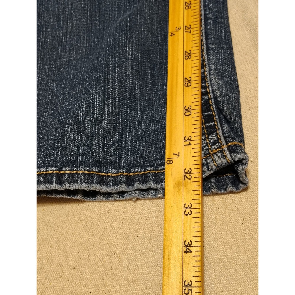 Silver Jeans Co Suki Mid Bootcut Jeans Medium Wash Fluid Denim Sz 14 L33 - Picture 2 of 10